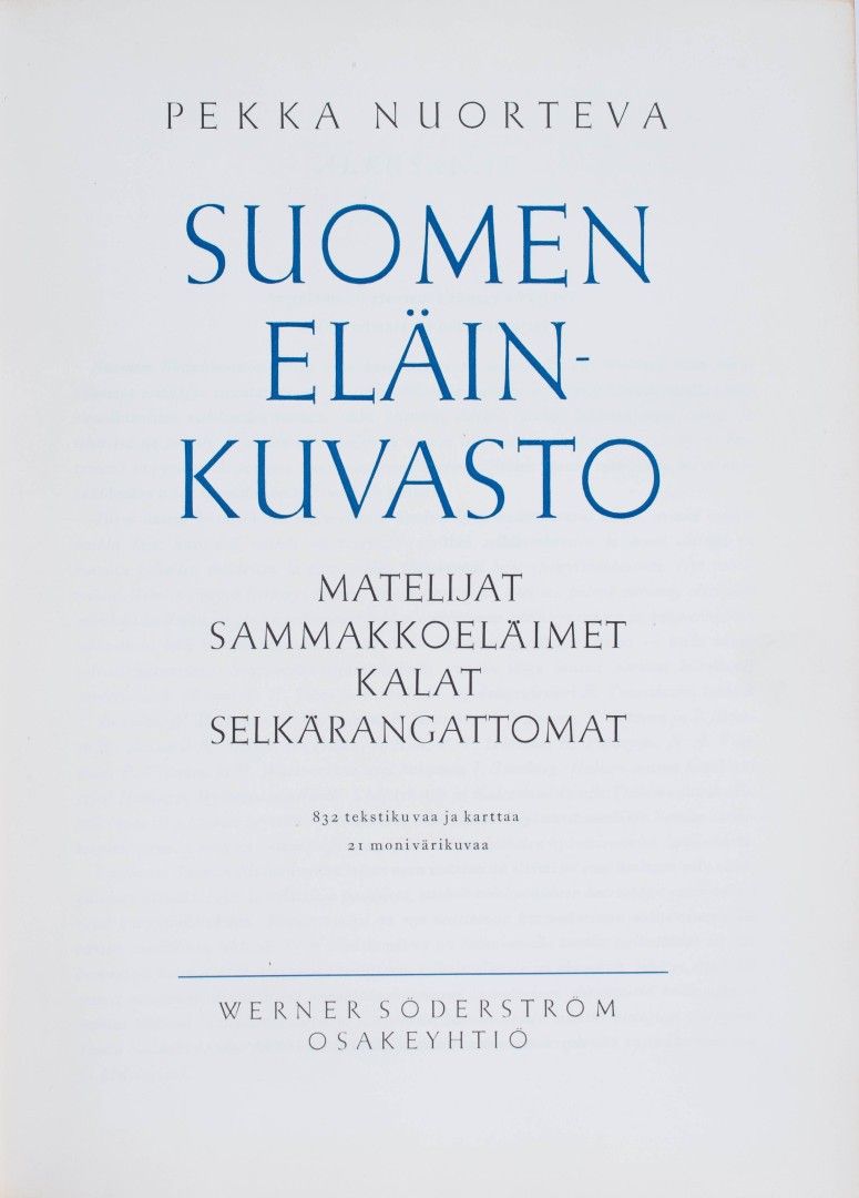 Suomen eläinkuvasto