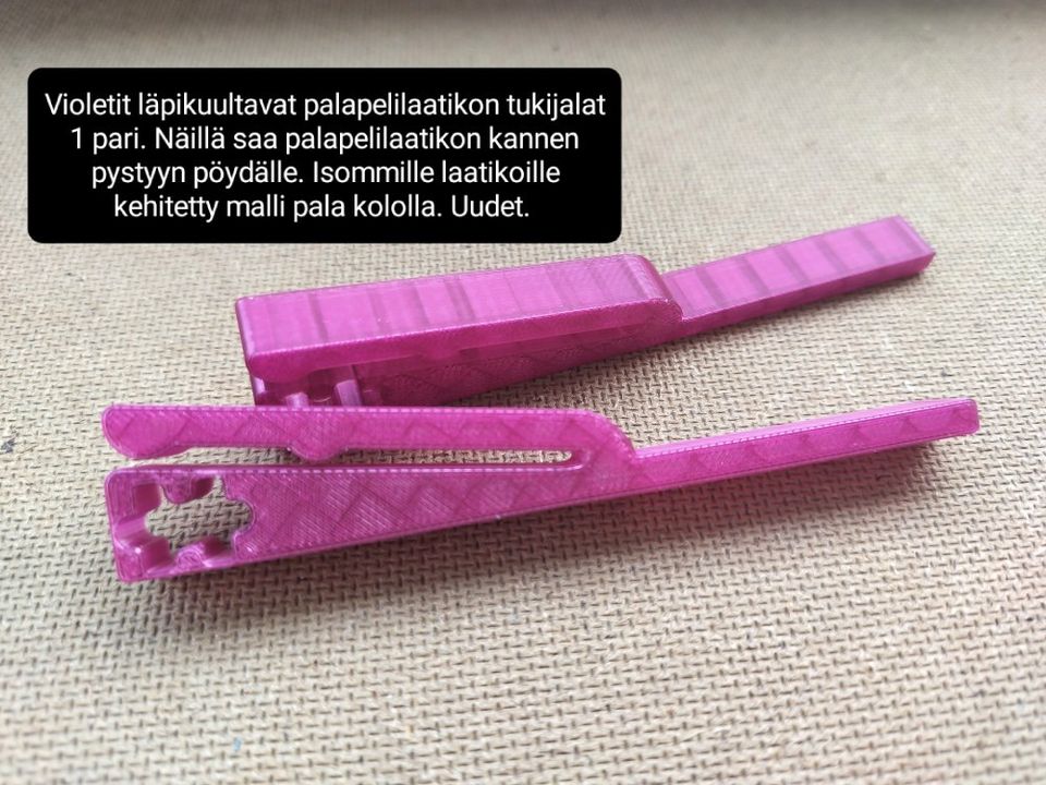 Violetit palapelilaatikon tukijalat 2 kpl