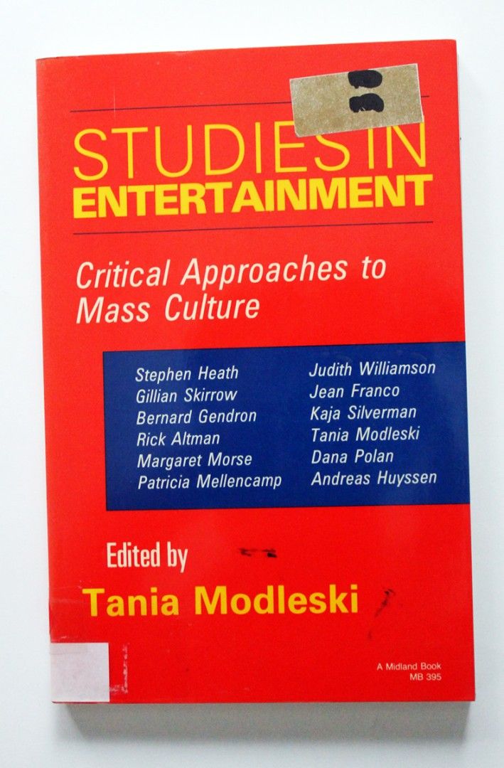 Tania Modleski (toim.): Studies in Entertainment