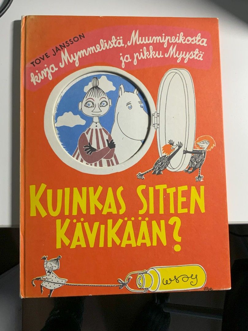 Vintage Tove Jansson Kuinkas sitten kävikään -reikäkirja 1985