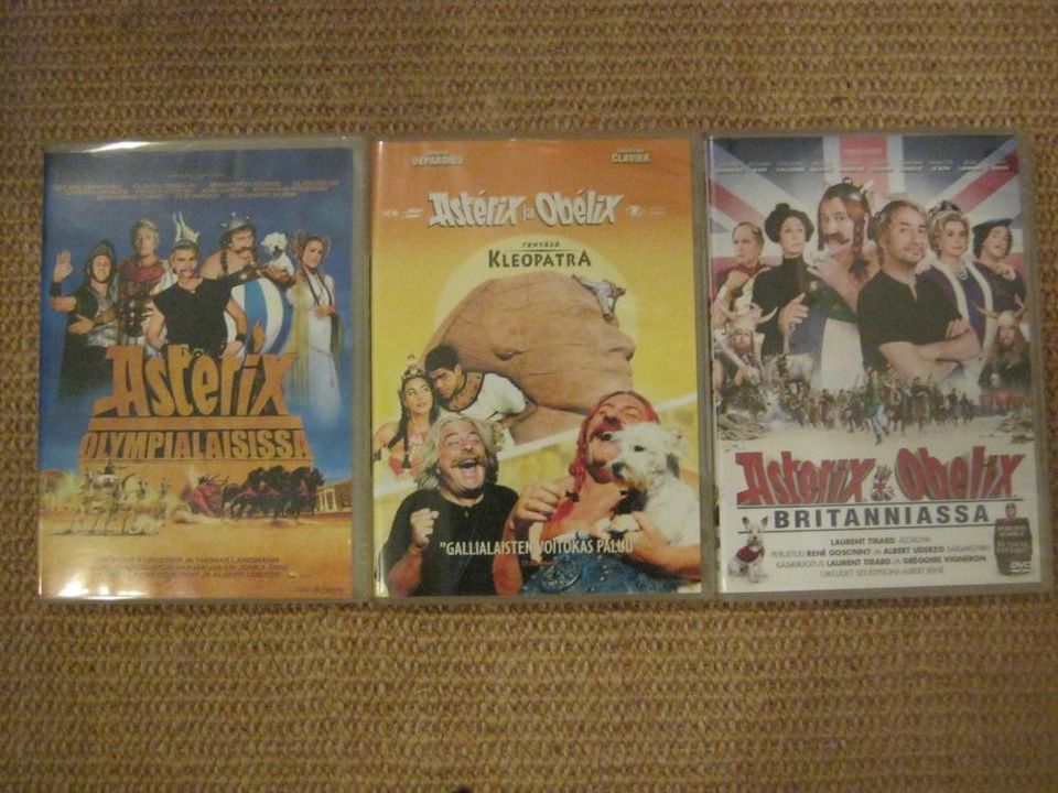 Asterix kolme dvd-elokuvaa, Imatra/posti