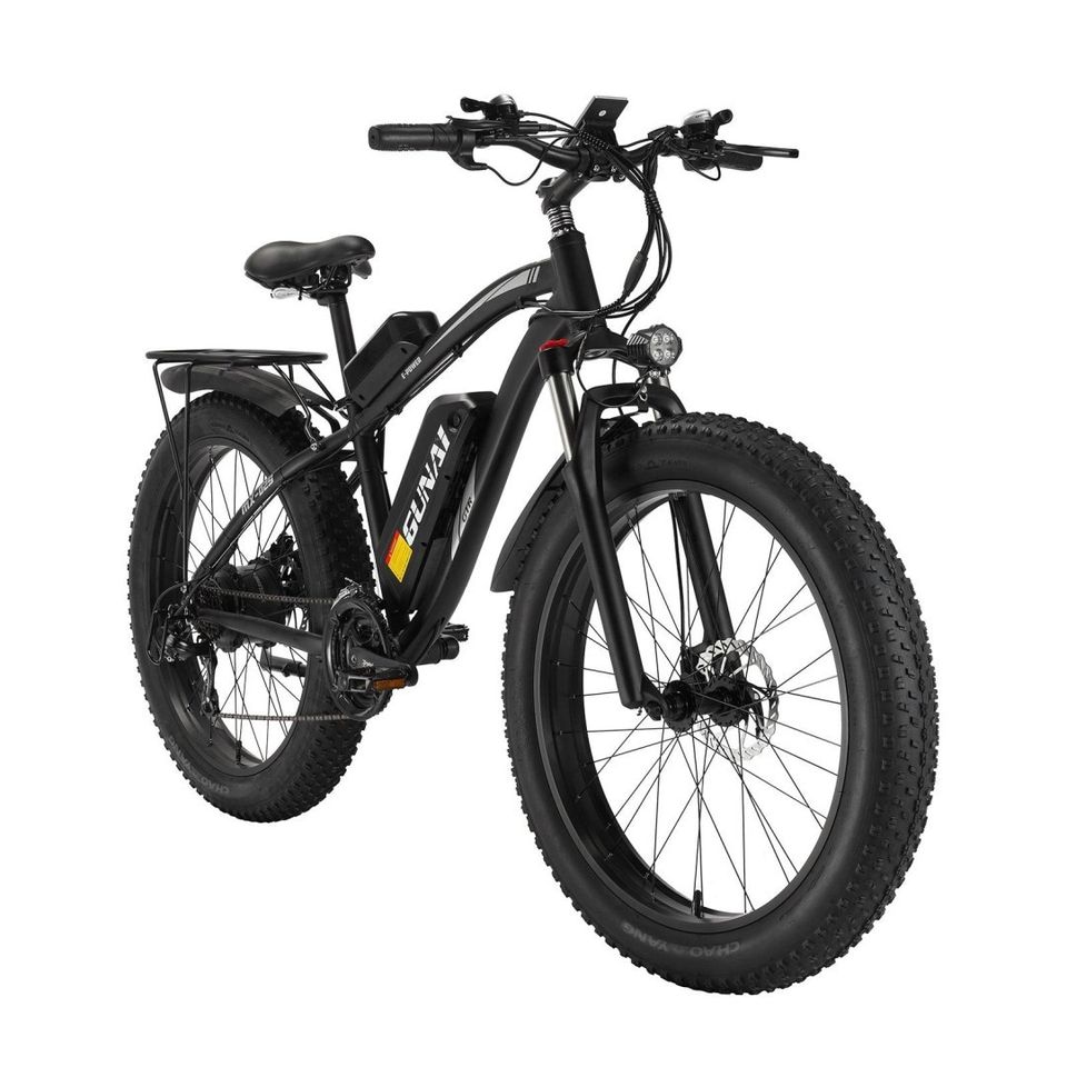 Mx02s 1000w sähköpyörä, fatbike 26   48v 17ah