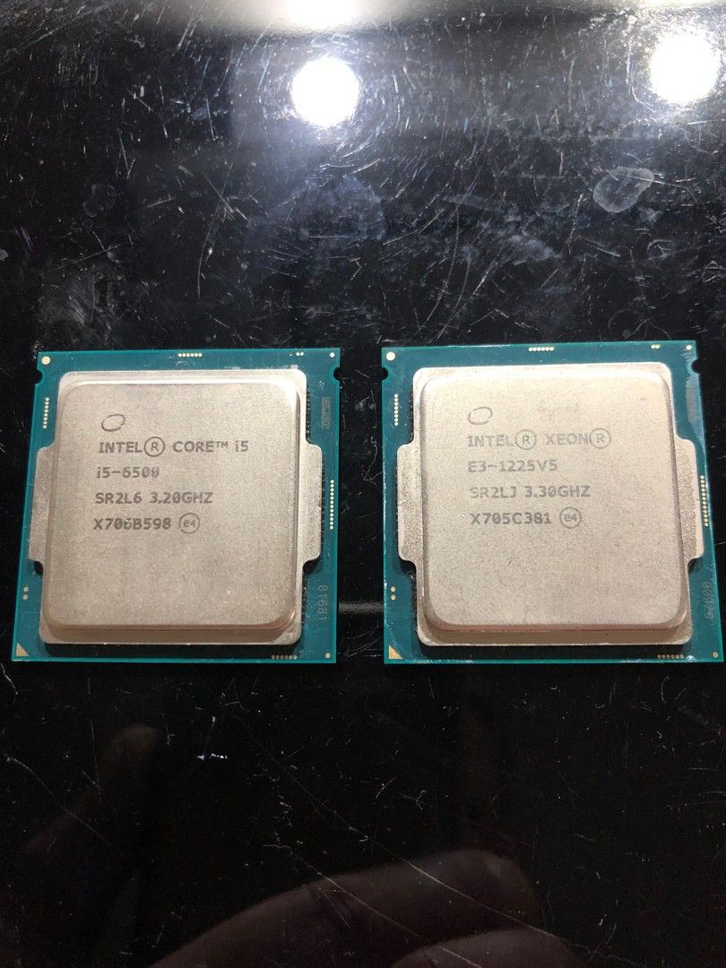 Intel LGA1151 pros. i5-6500 E3-1225V5