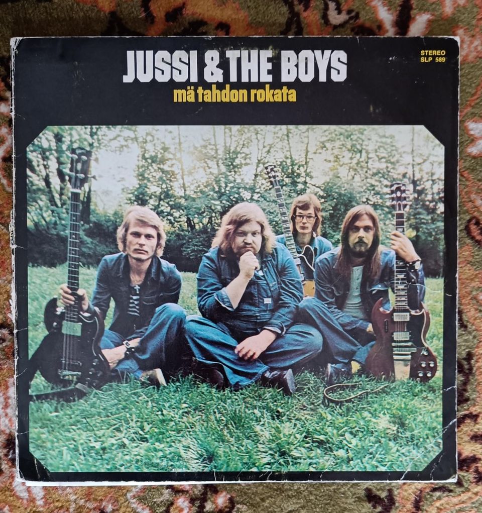 Jussi & The Boys - Mä tahdon rokata LP