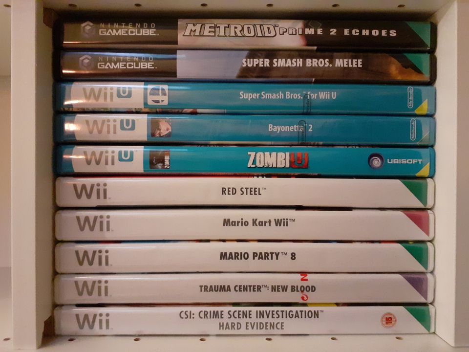 Nintendo pelejä (Gamecube,Wii,Wii-U) , hinnat alkaen