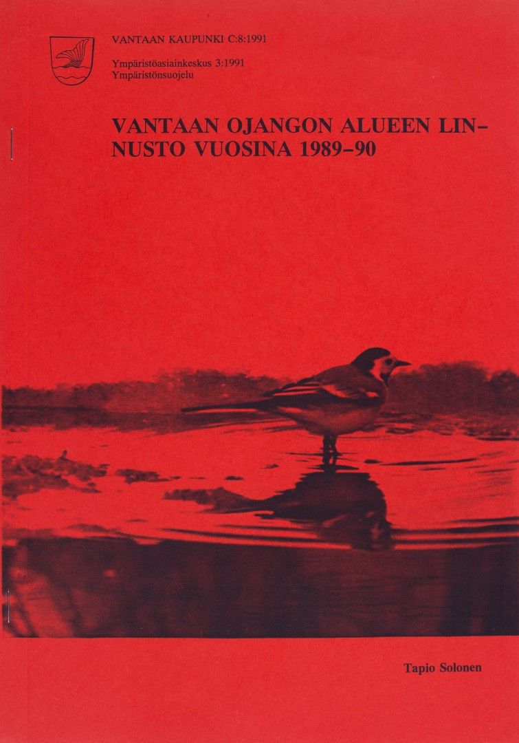Vantaan Ojangon alueen linnusto vuosina 1989-90