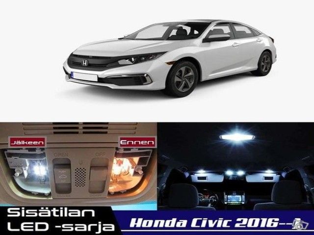 Honda Civic (G10) Sisätilan LED -sarja ;6-osainen