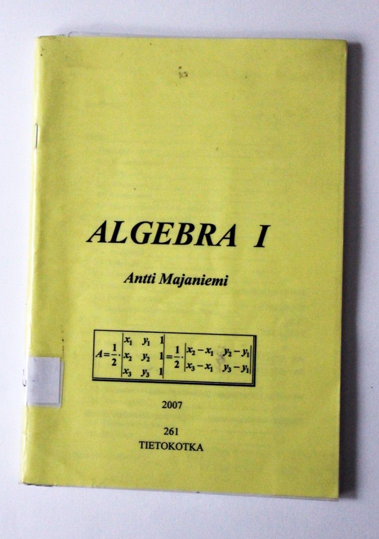 Antti Majaniemi: Algebra I