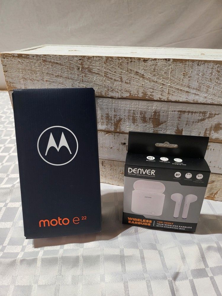 Uusi Motorola älypuhelin + langattomat kuulokkeet