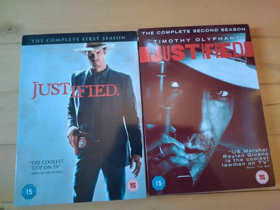 Justified kaudet 1-2 DVD