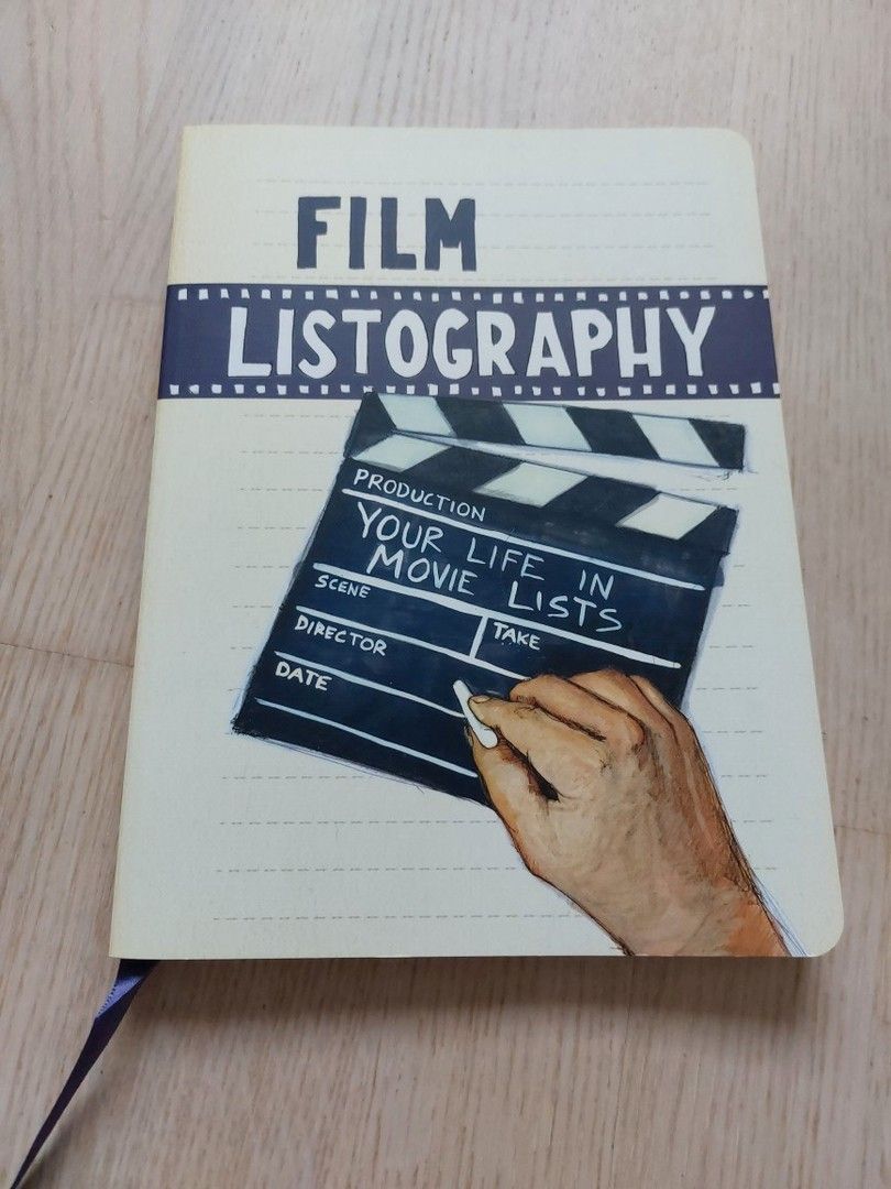 Film Listography - täytettävä kirja