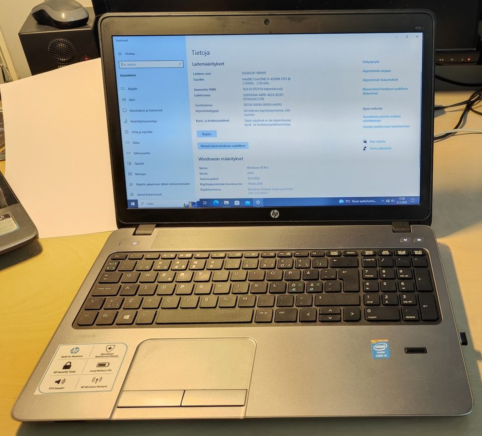 HP Probook 450 15.6"