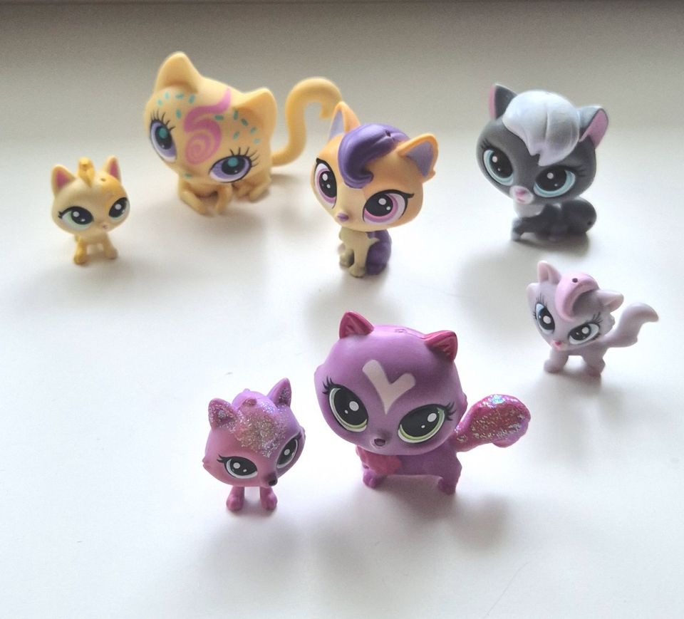 LPS Littlest Pet Shop kissoja 7 kpl