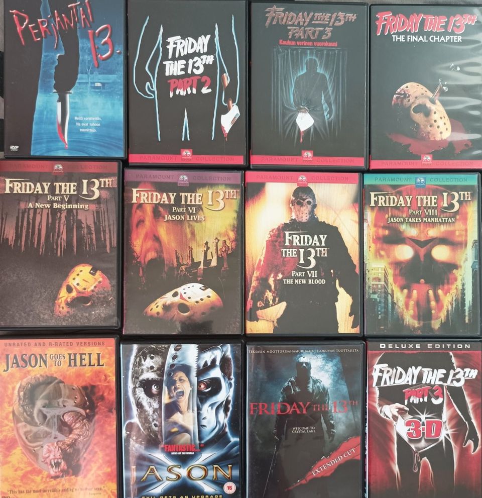 Friday the 13th - Perjantai 13. -elokuvat (DVD)