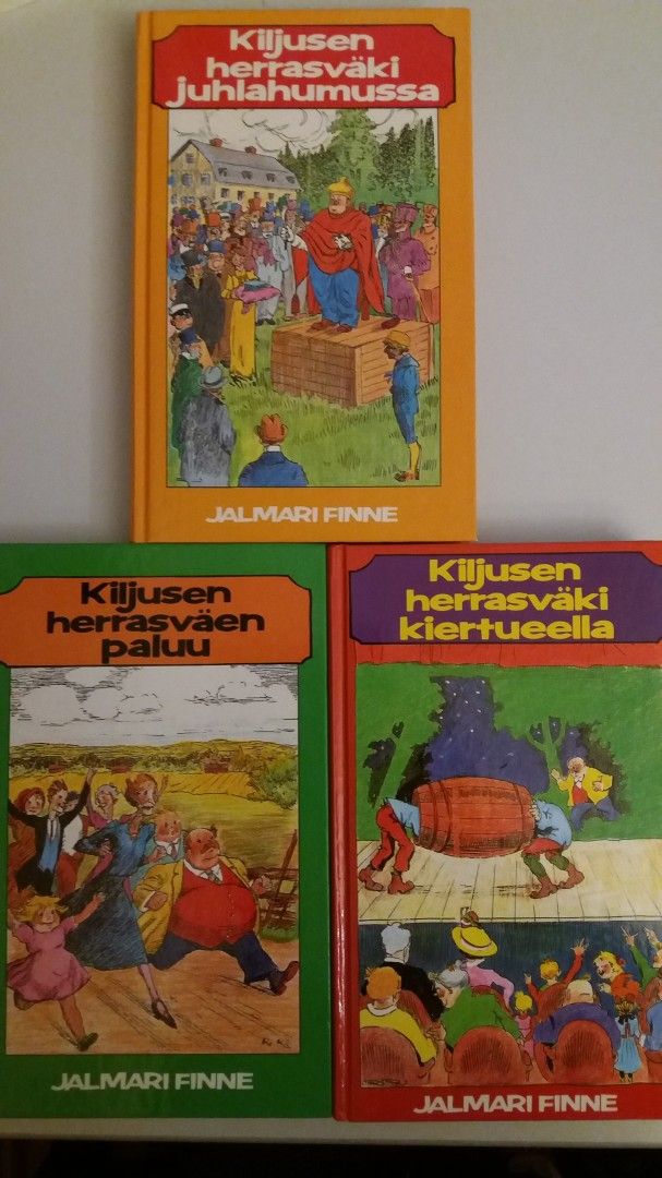 Kiljusen herrasväki, kolme kirjaa