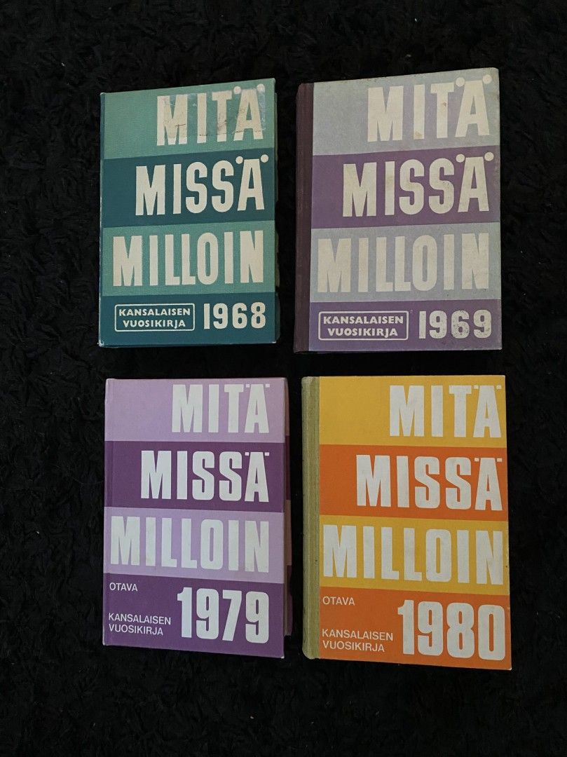 Mitä Missä Milloin 1968, 1969, 1979, 1980