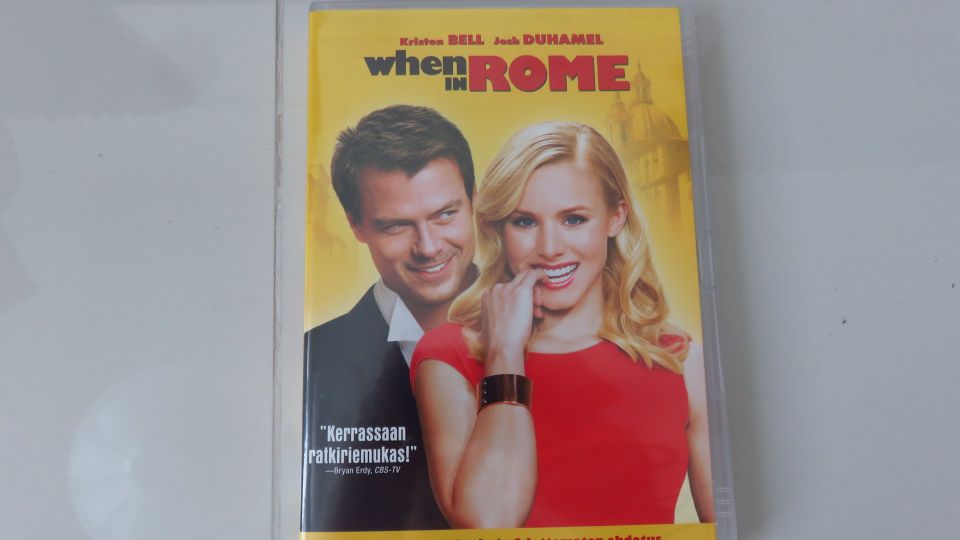 Romanttinen komedia "When in Rome" DVD