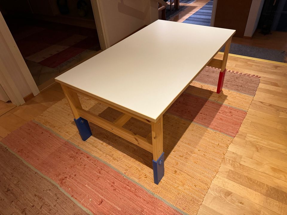 Ikea Sansad pöytä 90x60x48-60cm korkea