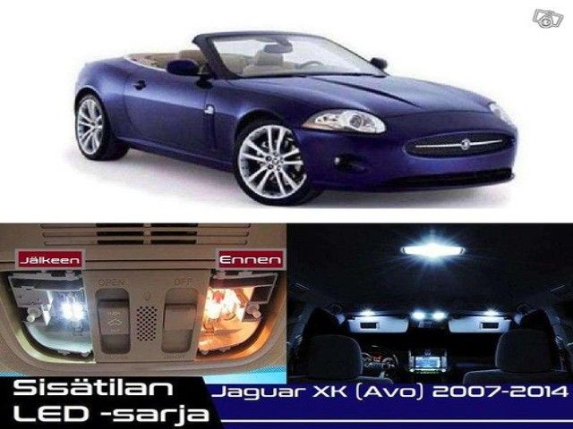 Jaguar XK/XKR (AVO) Sisätilan LED -sarja ;x11