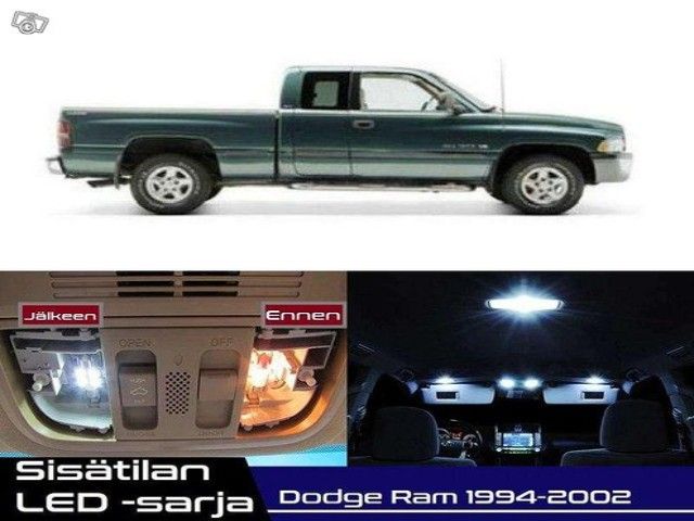 Dodge Ram (MK2) Sisätilan LED -sarja ;9 -osainen