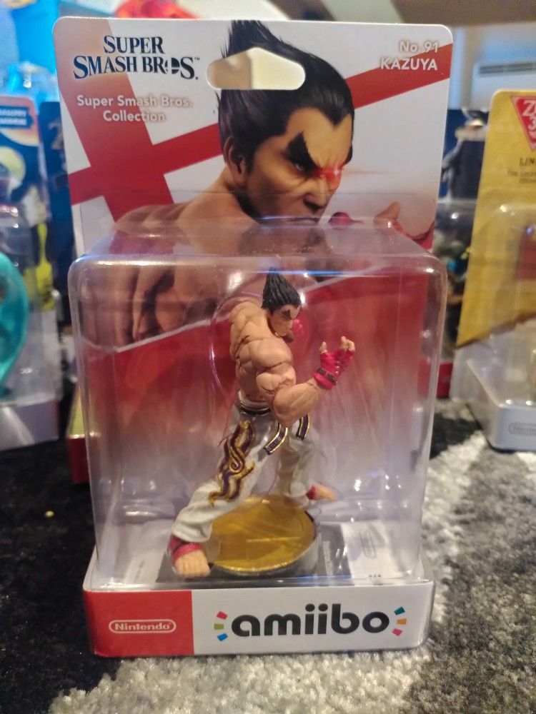 Kazuya Mishima amiibo - cib