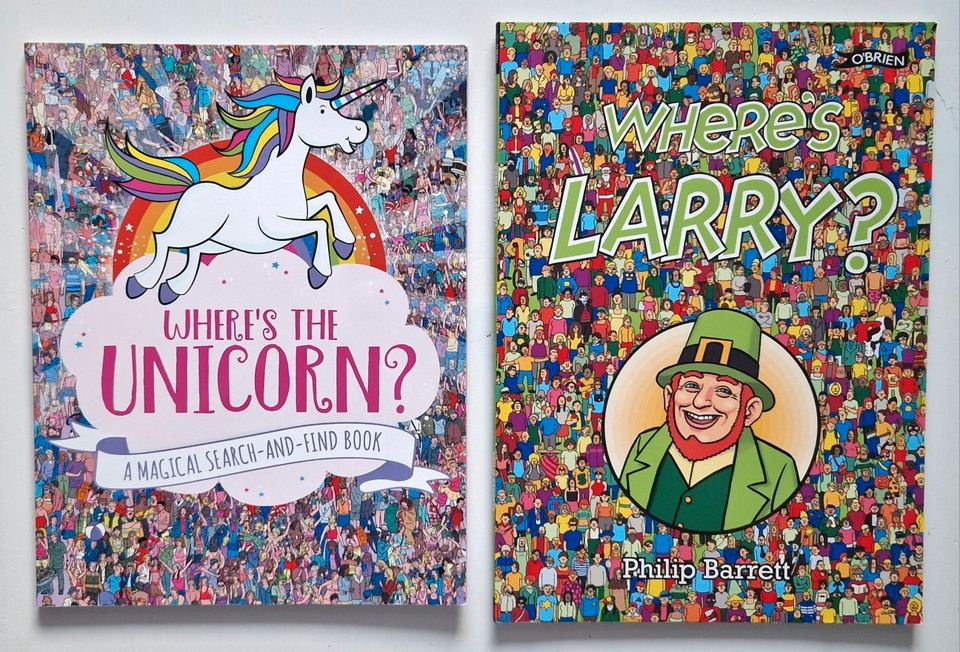 Where's the Unicorn & Larry -kirjat