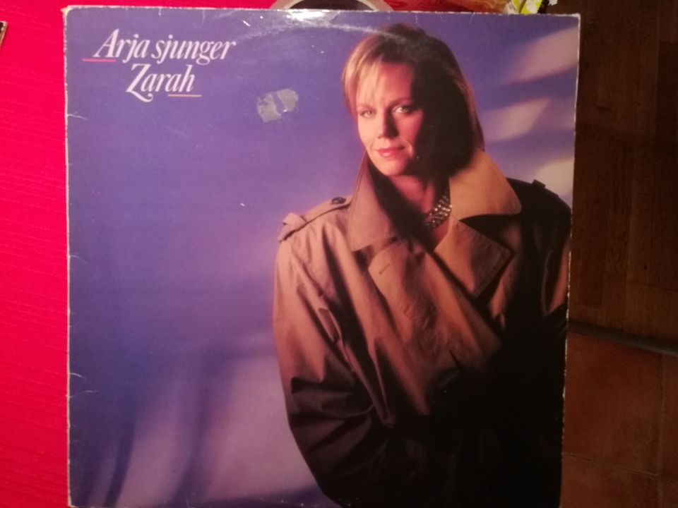 Arja Saijonmaa Arja sjunger Zarah LP 1988