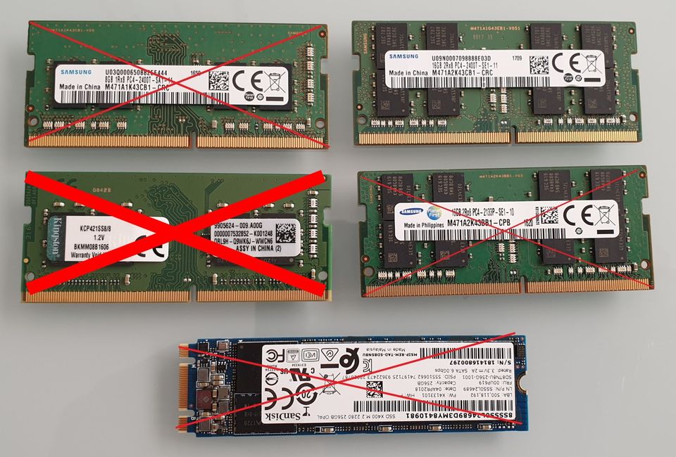 16 GB Lenovo DDR4 läppäri SO-DIMM muisti