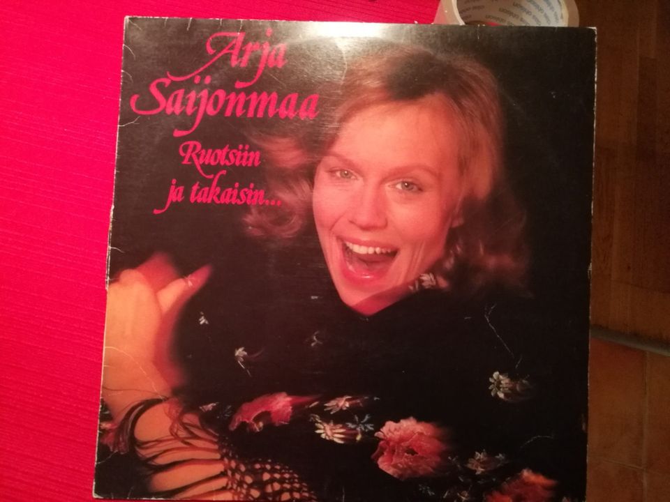 Arja Saijonmaa Ruotsiin ja takaisin LP 1981