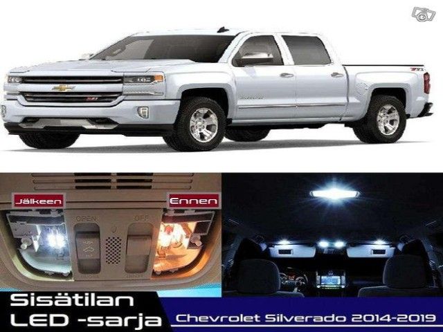 Chevrolet Silverado (MK3) Sisätilan LED -sarja;x14