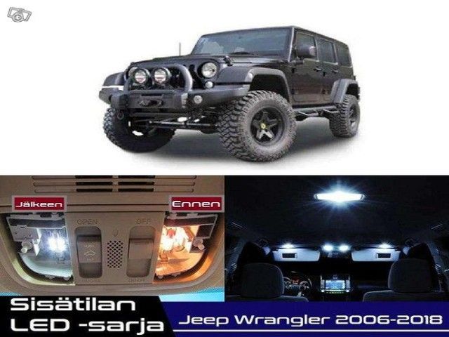 Jeep Wrangler (JK/JL) Sisätilan LED -sarja ;x7