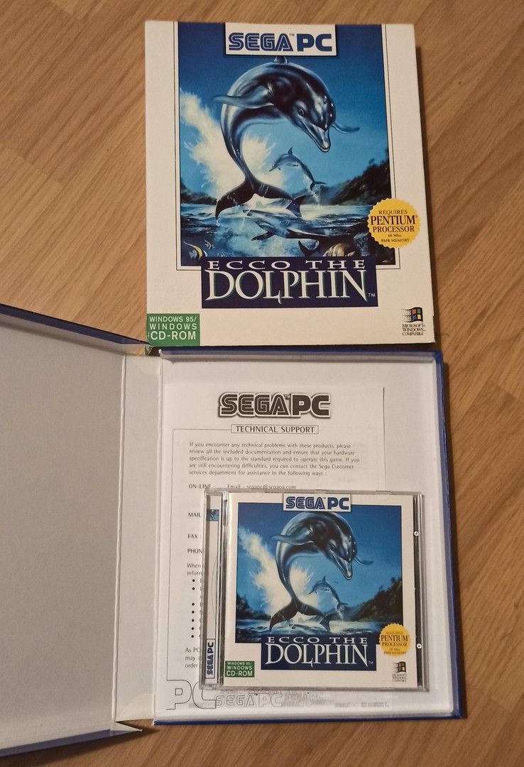 PC Ecco the Dolphin big box