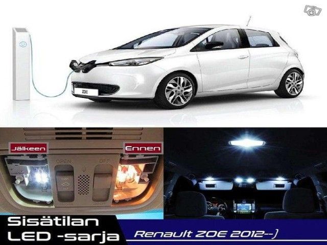 Renault ZOE Sisätilan LED -sarja ;7 -osainen