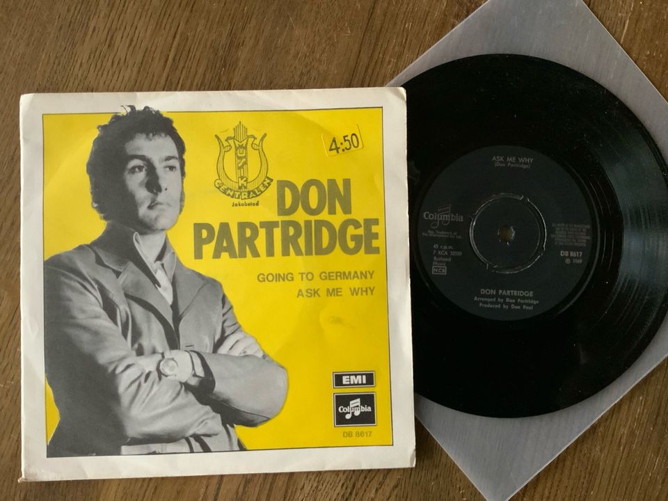 Don Partridge  Going To Germany 7"