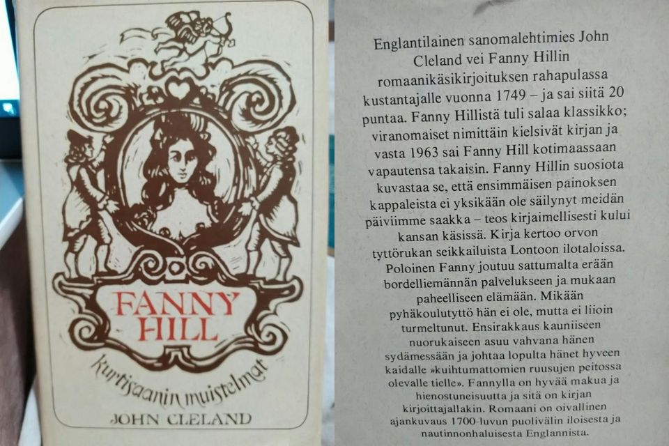 John Cleland - Fanny Hill - Kirjoja