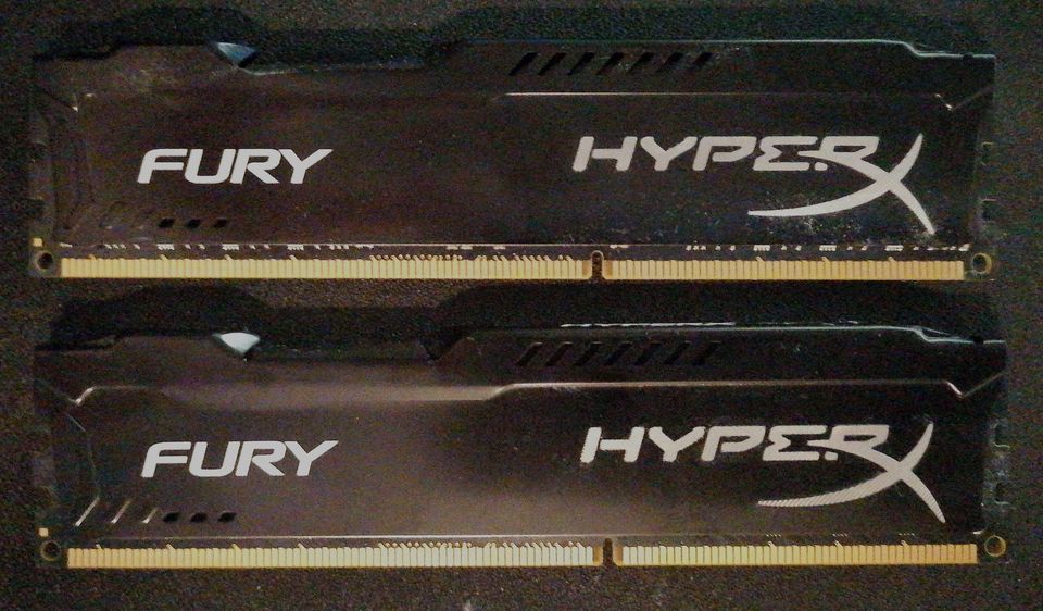 Kingston HyperX Fury 2x8GB DDR3-CL10 1600 [HX316C10FBK2/16]