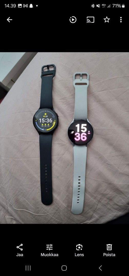 Samsung Galaxy Watch5 44mm BT älykello (musta)