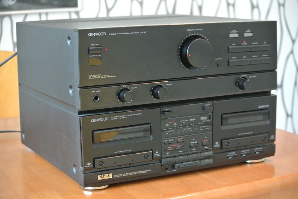 Kenwood AX-43 stereot laite vintage hifi vahvistin dekki