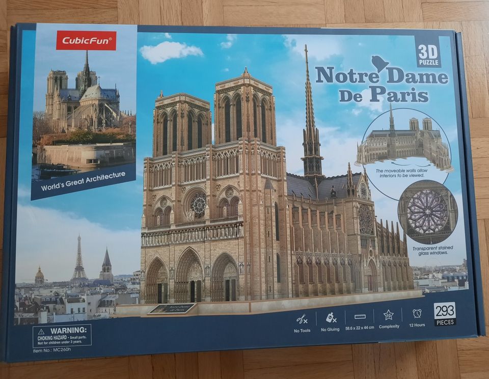 3D palapeli Notre Dame