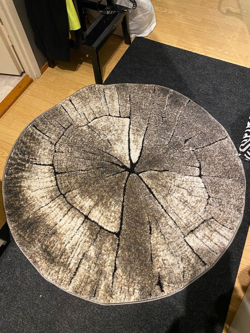 Pyöreä Timber matto