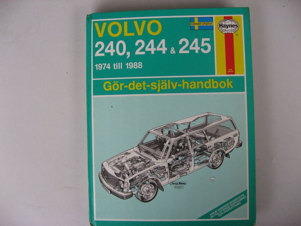 Volvo 240, 244, 245 1974   1988 korjausopas, Haynes