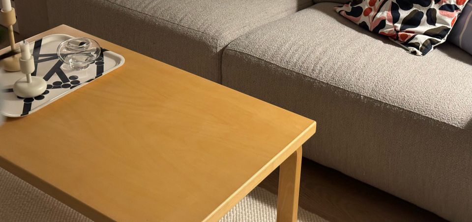 Artek sohvapöydän hionta & lakkaus