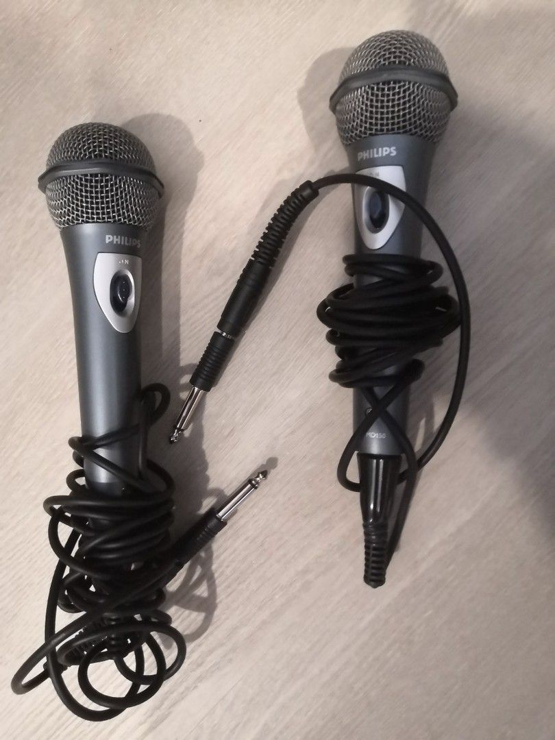 Langalliset microfonit 2 kpl Philips SBC MD150