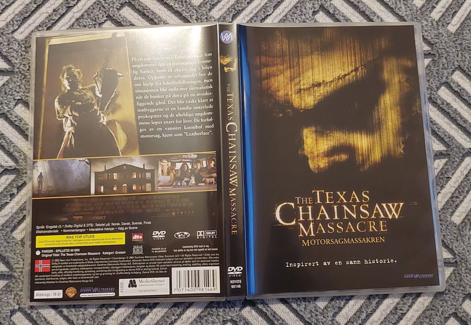 The Texas Chain Saw Massacre DVD