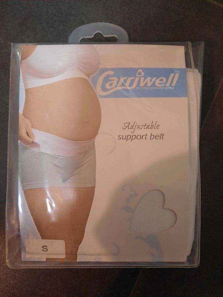 Carriwell tarratukivyö raskausaikaan, valkoinen S