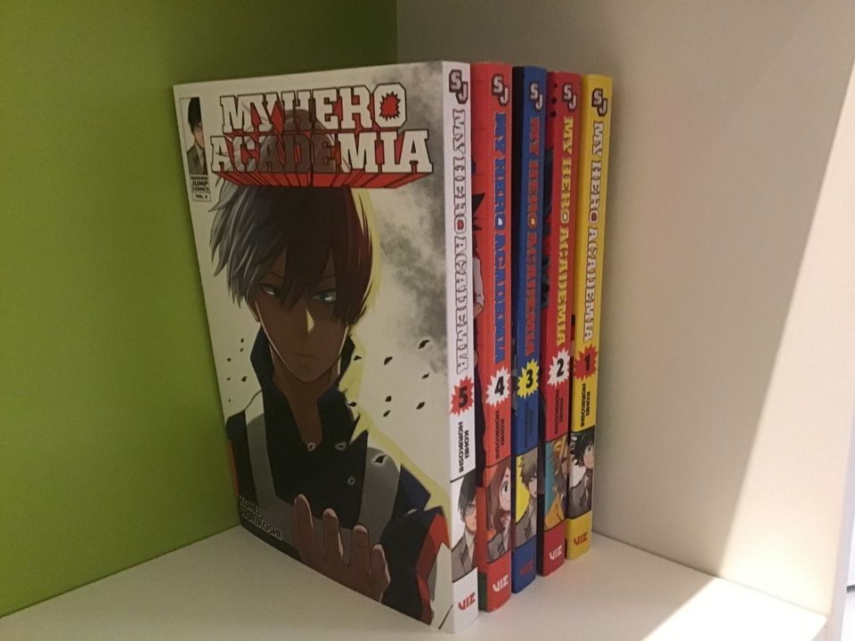 My hero academia manga 1-5