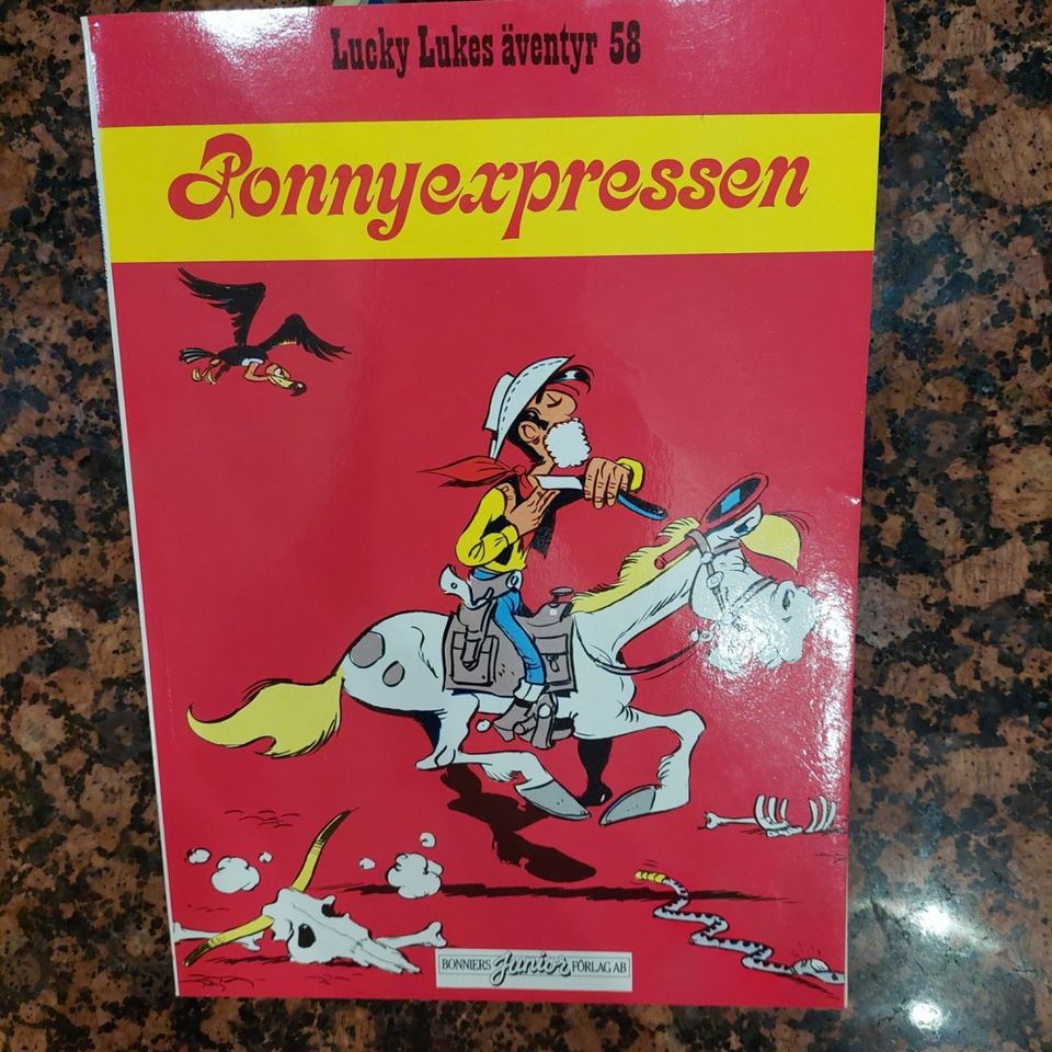 Lucky Luke Ponnyexpressen nr 58 1988 1. painos