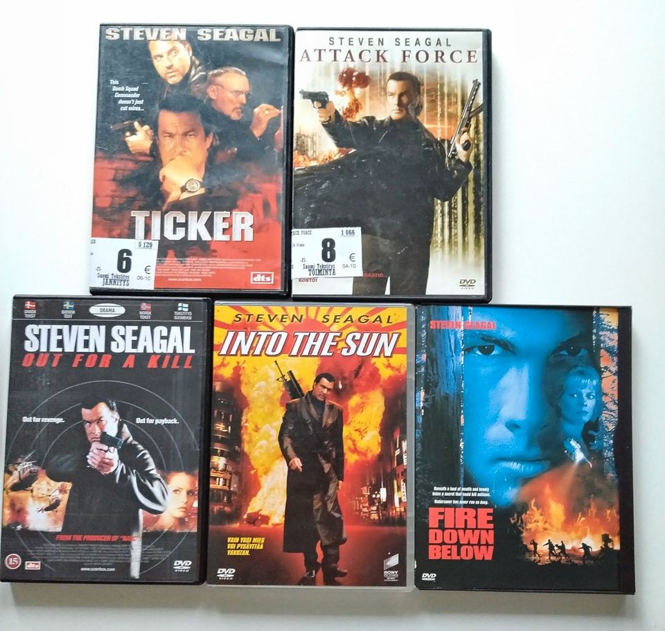 Steven Seagal DVD. t
