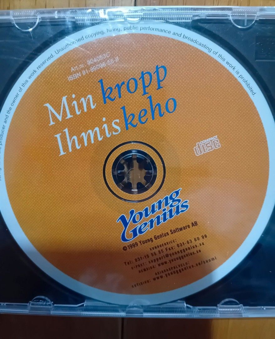 Ihmiskeho Min kropp cd -rom 1999 multimedia