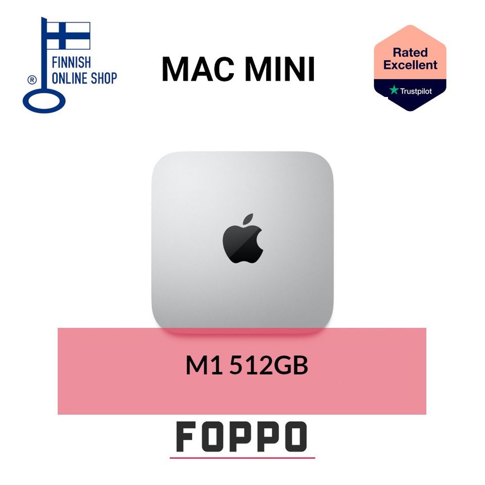 Apple Mac mini M1 512GB - 12kk takuulla - Foppo